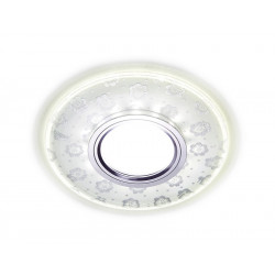 Встраиваемый точечный светильник MR16 со светодиодной подсветкой Ambrella Light S170 CL/CH