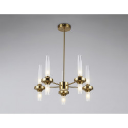 Люстра со стеклянными плафонами на штанге Ambrella Light LH55358
