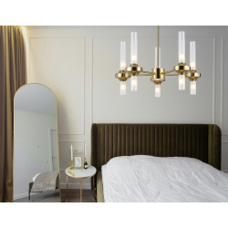 Люстра со стеклянными плафонами на штанге Ambrella Light LH55358