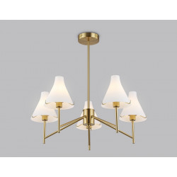 Люстра со стеклянными плафонами на штанге Ambrella Light LH57133