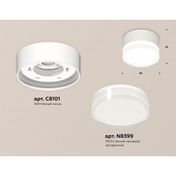 Комплект накладного светильника с акрилом Ambrella Light XS8101023