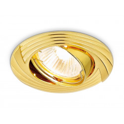 Встраиваемый точечный светильник MR16 с поворотным механизмом Ambrella Light 722 GD