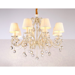Подвесная люстра с абажурами и хрусталем Ambrella Light TR4561