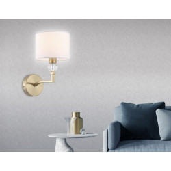 Настенный светильник с абажуром и хрусталем Ambrella Light LH71135
