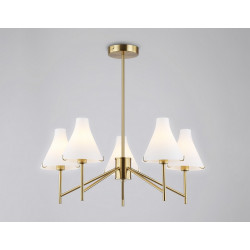 Люстра со стеклянными плафонами на штанге Ambrella Light LH57133