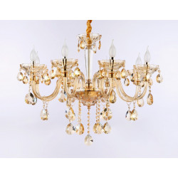 Подвесная классическая люстра с хрусталем Ambrella Light TR4907