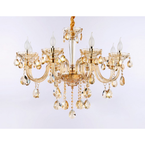 Подвесная классическая люстра с хрусталем Ambrella Light TR4907