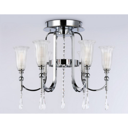 Потолочная люстра с хрусталем Ambrella Light TR3243 Потолочная люстра с хрусталем Ambrella Light TR3243
