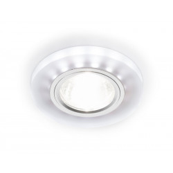 Встраиваемый точечный светильник MR16 со светодиодной подсветкой Ambrella Light S214 WH/CH/WH