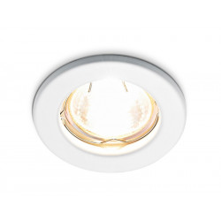Металлический встраиваемый точечный светильник MR16 Ambrella Light FT9210 WH