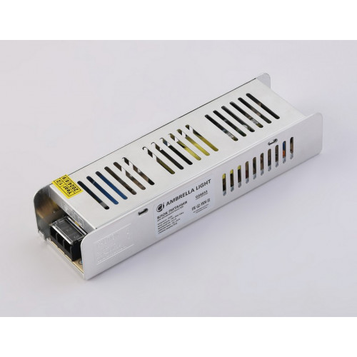Блок питания с EMC для светодиодной ленты 12V 150W 12,5A IP20 185-260V 200*58*40 GS8653 Ambrella Light GS8653 Блок питания с EMC для светодиодной ленты 12V 150W 12,5A IP20 185-260V 200*58*40 GS8653 Ambrella Light GS8653