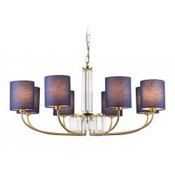 Подвесная люстра с абажурами и хрусталем Ambrella Light LH71273