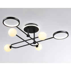 Потолочный светодиодный светильник со сменной лампой и пультом управления Ambrella Light FL66232