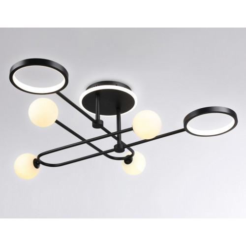Потолочный светодиодный светильник со сменной лампой и пультом управления Ambrella Light FL66232