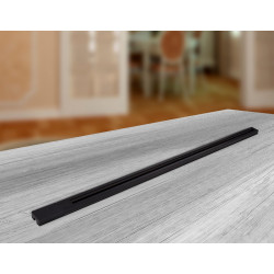 Трековый шинопровод однофазный 1м, с сетевым вводом и заглушкой Ambrella Light GL7002