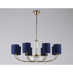 Подвесная люстра с абажурами и хрусталем Ambrella Light LH71273
