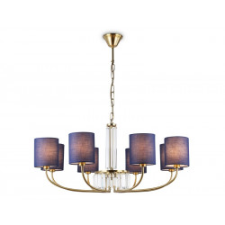 Подвесная люстра с абажурами и хрусталем Ambrella Light LH71273