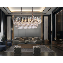 Подвесная люстра с хрусталем Ambrella Light TR5199