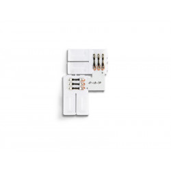 Соединитель угловой L для светодиодной ленты 2835 12/24V (3 конт.) GS6601 (10шт) Ambrella Light GS6601