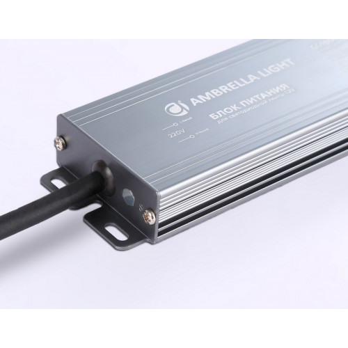 Блок питания для светодиодной ленты 12V 150W IP67 12.5A 110-220V 220*52*20 GS9864 Ambrella Light GS9864 Блок питания для светодиодной ленты 12V 150W IP67 12.5A 110-220V 220*52*20 GS9864 Ambrella Light GS9864