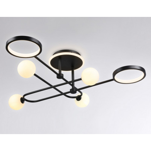 Потолочный светодиодный светильник со сменной лампой и пультом управления Ambrella Light FL66232