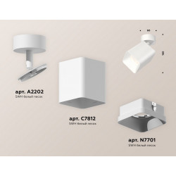 Комплект накладного поворотного светильника Ambrella Light XM7812001