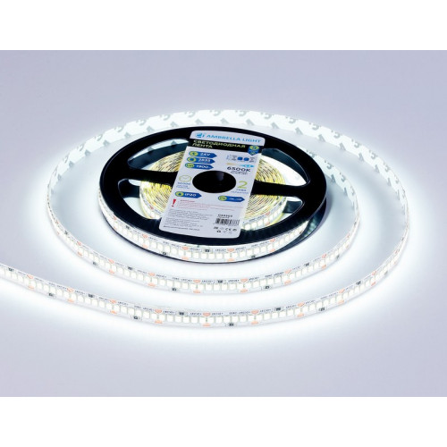 Светодиодная лента Ambrella Light GS3303 2835 240Led /18W m/ 24V IP20 6500K 5m Ambrella Light GS3303 Светодиодная лента Ambrella Light GS3303 2835 240Led /18W m/ 24V IP20 6500K 5m Ambrella Light GS3303
