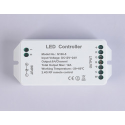 Контроллер для светодиодных лент RGB+CCT c радио пультом 2.4G GS11501 Ambrella Light GS11501