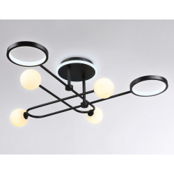 Потолочный светодиодный светильник со сменной лампой и пультом управления Ambrella Light FL66232