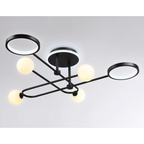 Потолочный светодиодный светильник со сменной лампой и пультом управления Ambrella Light FL66232