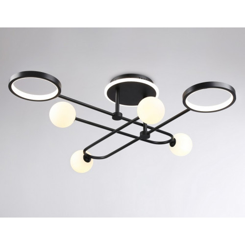Потолочный светодиодный светильник со сменной лампой и пультом управления Ambrella Light FL66232