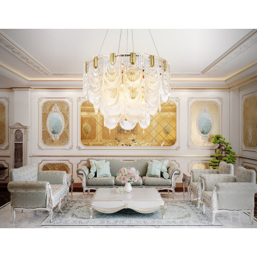Подвесная люстра с хрусталем Ambrella Light TR5388 Подвесная люстра с хрусталем Ambrella Light TR5388