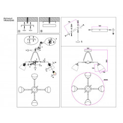 Подвесной светильник Ambrella Light TR303293