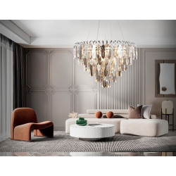 Подвесная люстра с хрусталем Ambrella Light TR5257