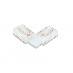 Соединитель угловой L для светодиодной ленты COB 8mm 12/24V (2 конт.) GS6851 (5шт) Ambrella Light GS6851