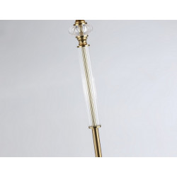 Напольный светильник с абажуром и хрусталем Ambrella Light LH71028