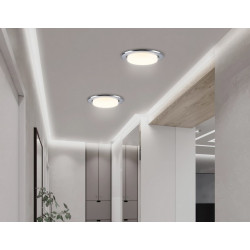 Светильник точечный встраиваемый со сменной лампой GX53 Ambrella Light G10102