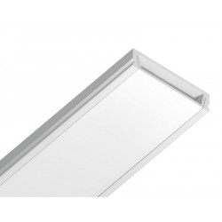 Алюминиевый профиль накладной 23.8*6 для светодиодной ленты до 20мм Ambrella Light GP1800WH