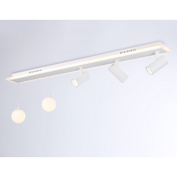 Потолочный светодиодный светильник со сменной лампой и пультом управления Ambrella Light FL66201