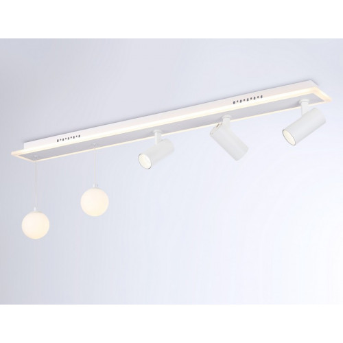 Потолочный светодиодный светильник со сменной лампой и пультом управления Ambrella Light FL66201