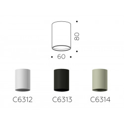 Корпус светильника накладной для насадок D60mm Ambrella Light C6312