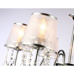 Подвесная люстра с абажурами и хрусталем Ambrella Light TR4588