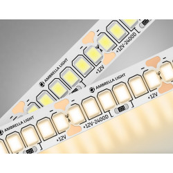 Светодиодная лента Ambrella Light GS1401 2835 240Led /17W m/ 12V IP20 3000K 5m/кратность резки 25mm Ambrella Light GS1401