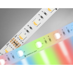 Светодиодная лента RGB с дневным белым светом GS4402 5050 60Led /10W m/ 24V IP20 RGBW+4500K 5m Ambrella Light GS4402