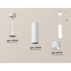 Комплект подвесного светильника с акрилом Ambrella Light XP7455005