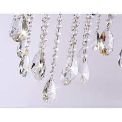 Подвесная люстра с абажурами и хрусталем Ambrella Light TR4588