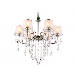 Подвесная люстра с абажурами и хрусталем Ambrella Light TR4588