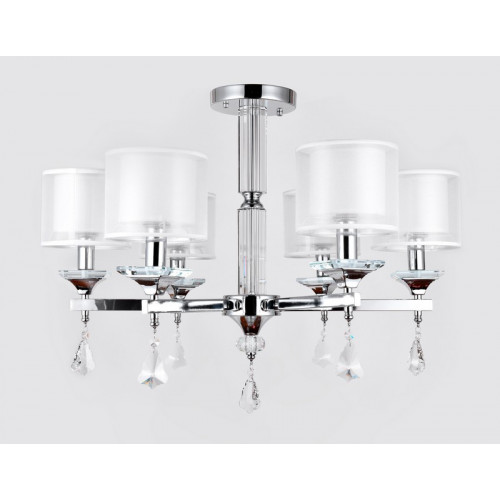 Подвесная люстра с хрусталем Ambrella Light TR4533 Подвесная люстра с хрусталем Ambrella Light TR4533