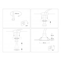 Светильник встраиваемый IP44 с высокой степенью пылевлагозащиты Ambrella Light TN1160