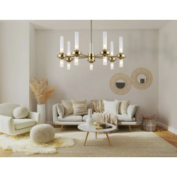 Люстра со стеклянными плафонами на штанге Ambrella Light LH55360